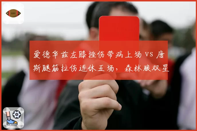 爱德华兹左膝挫伤带病上场 vs 唐斯腿筋拉伤连休五场,森林狼双星伤病史对比